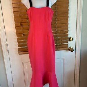 Cinq a sept pink mermaid maxi size 2 dress NWT